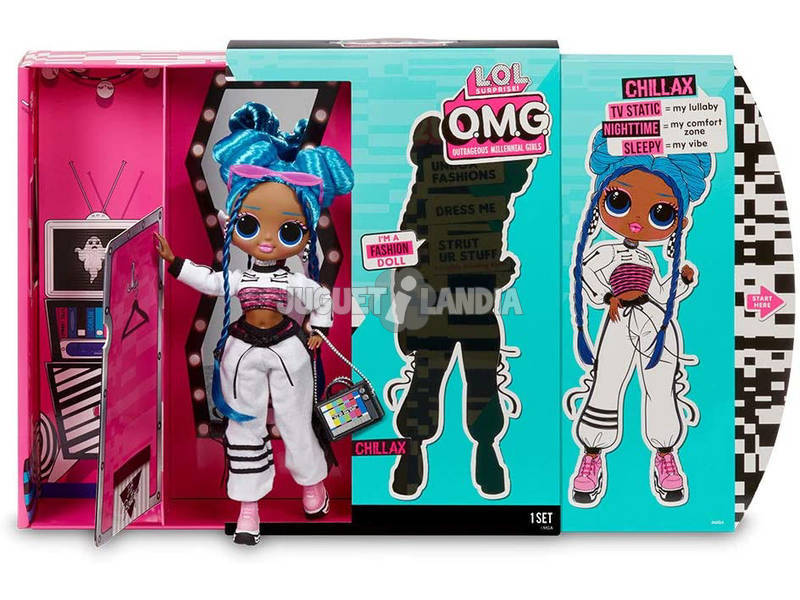 LOL Surprise OMG Fashion Serie 3 Puppe Chillax Giochi Preziosi LLUE1000