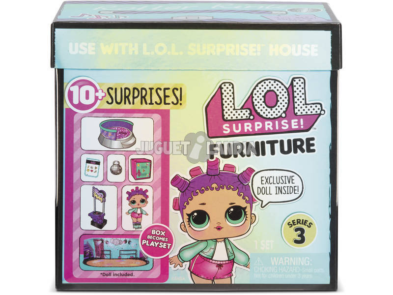 LOL Surprise Furniture Pack Con Bambola Serie 3 Giochi Preziosi LLUC8000