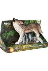 Mundo Animal Heulende Wolf-Figur 23 cm.