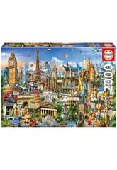 Puzzle 2000 Smbolos Da Europa Educa 17697