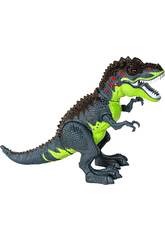 Dinosauro Verde 34 cm. Espelle Vapore e Depone Uova