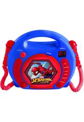 Spiderman Lecteur de CD Portable avec 2 Microphones Lexibook RCDK100SP