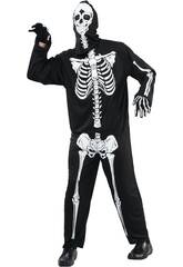 Disfraz Adulto Hombre Esqueleto Talla M