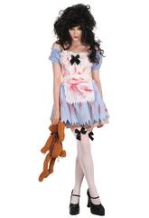 Kostüm Zombiemädchen für erwachsene Frauen Größe M