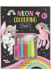 Ylvi et Les Minimoomis Livre de Coloriage avec des Marqueurs au Néon 10331