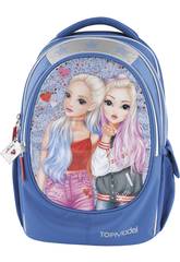 TopModel Sac d'École Love Letters Bleu 10937