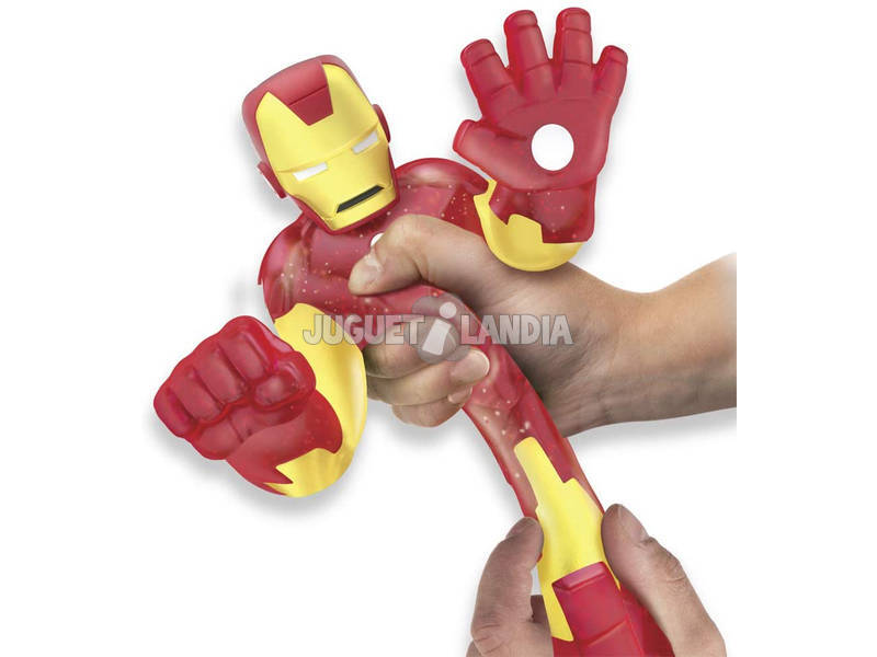 Goo Jit Zu Marvel Helden Iron Man Figur Bandai 41056
