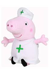 Peluche Peppa Pig Infirmière 20 cm. Remplissage Eco Famosa 760019341