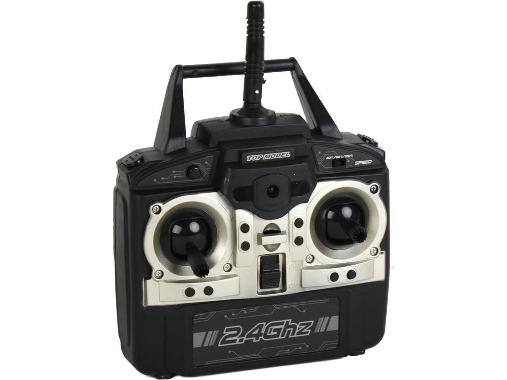 Dron Radio Control Negro 2.4GHZ 4x32x32 cm.