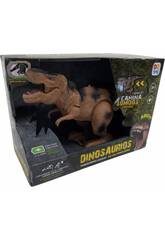 Dinosaure 32 cm. Tyrannousaure Marcheur Jaune