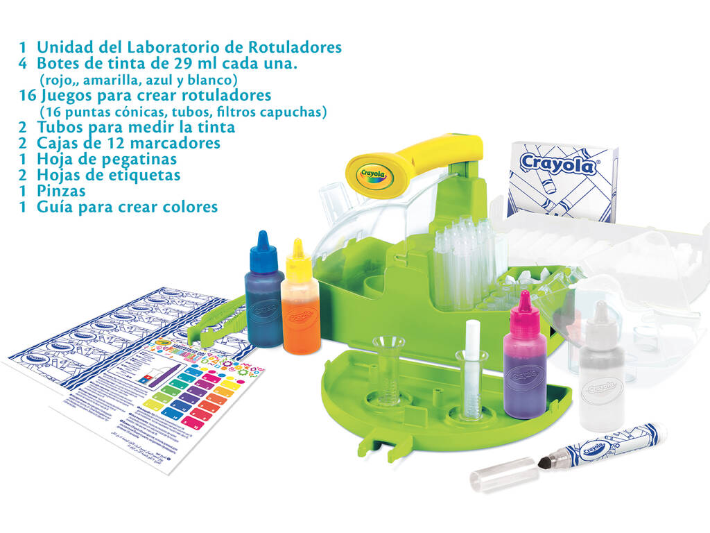 Laboratorio di Pennarelli Multicolore Crayola 25-5961
