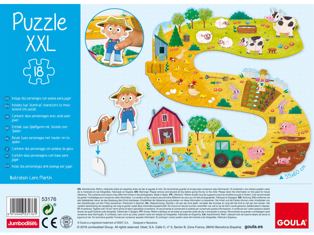 Puzzle XXL Granja Diset 53176