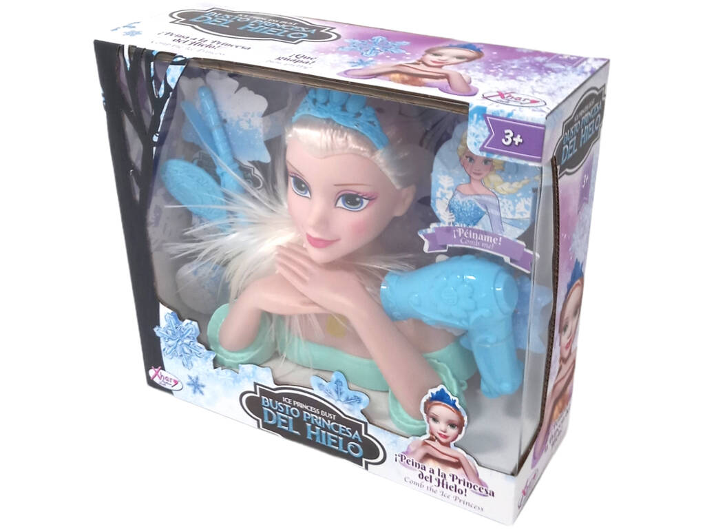 Busto Princesa do Gelo com Mãos e Acessórios