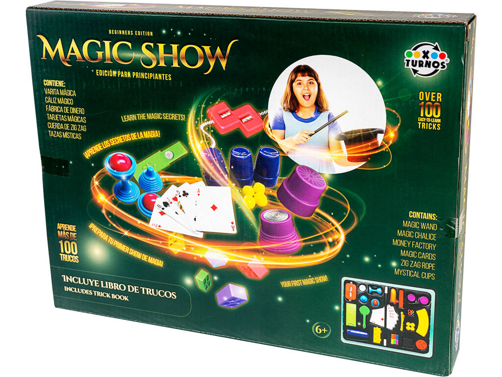 Magisches Spiel Magisches Show Anfänger Edition mehr als 100 Tricks