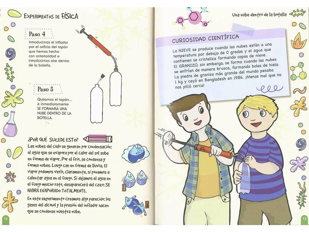 Livre d'expériences faciles en physique et en chimie