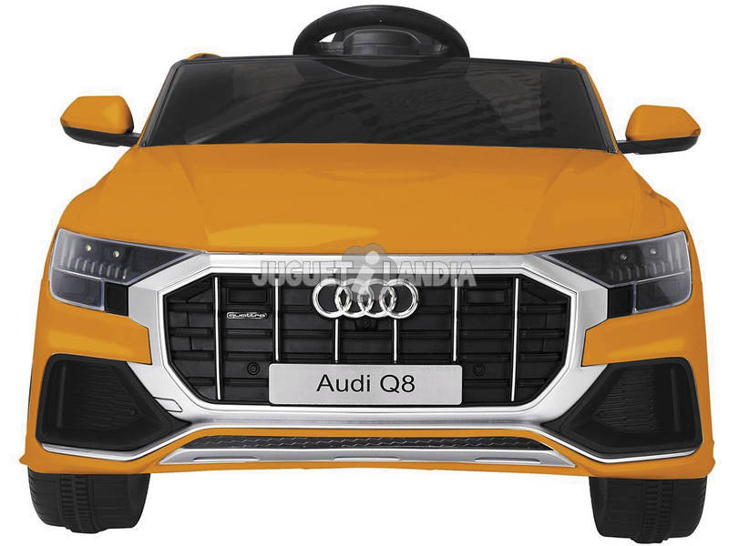 Auto Batteria Audi Q8 Radio Comandata 12 V. Arancione