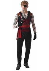 Disfraz Pirata Tatuado Hombre Talla L