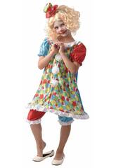 Clown-Kostüm für Mädchen Größe S