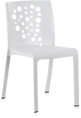 Cadeira Cocktail Branca Mobiliário de Jardim SP Berner 55022