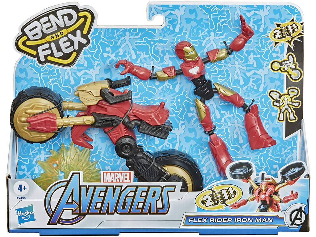 Avengers Bend And Flex Veículo Iron Man Hasbro F0244