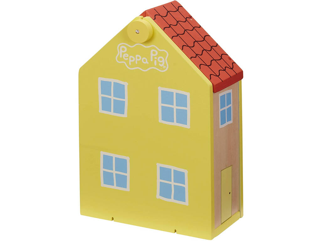 Peppa Pig La Casa de Madera con Figura y Mobiliario Bandai CO07213