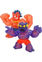 Heroes of Goo Jit Zu Package 2 Figurines Blazagon Vs Redback Bandai CO41111