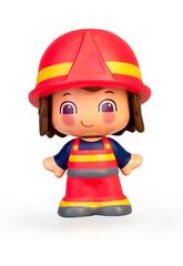 Pin und Pon Figur Berufe Feuerwehrfrau Famosa 700016289