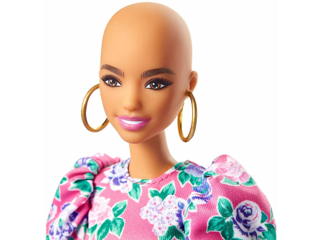 Barbie Fashionista Vestido Flores Mattel GYB03