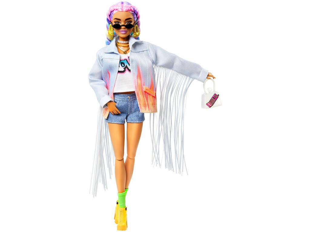 Barbie Extra Farben-Zöpfen Mattel GRN29