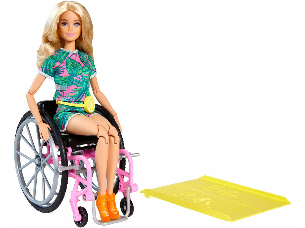 Fauteuil roulant Barbie Fashionista Mattel GRB93