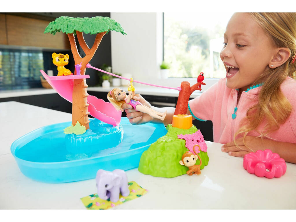 Barbie Famille Chelsea coffret la Rivière de la Jungle Mattel GTM85