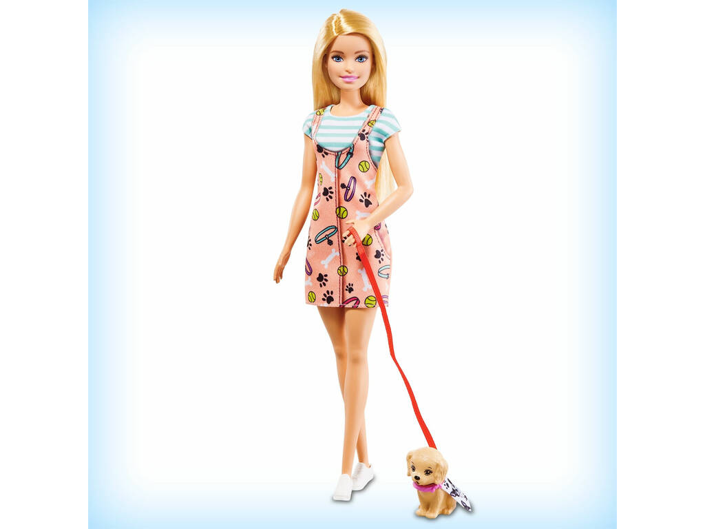 Barbie con Tienda de Mascotas Mattel GRG90