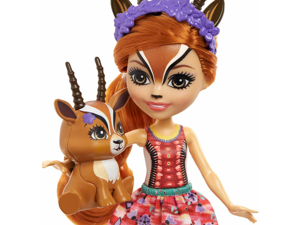 Enchantimals Puppe Gabriela Gazelle und Spotter Mattel GTM26