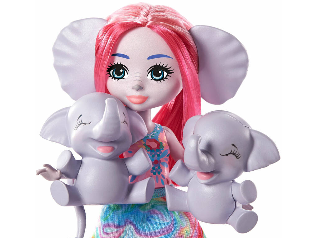Enchantimals Família Esmeralda Elephant Mattel GTM30