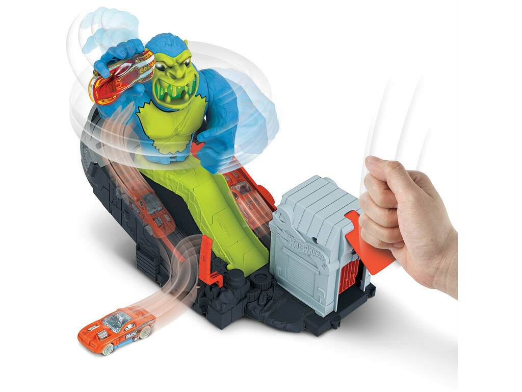 Hot Wheels City vs Toxic Creatures Ataque del Gorila Tóxico Mattel GTT66