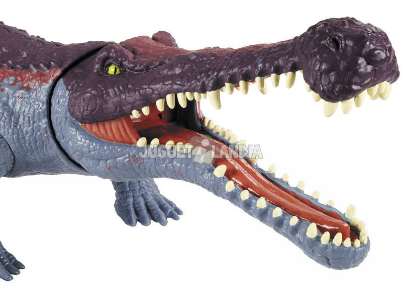 Jurassic World Sarcosuchus mordente gigante Mattel GVG68