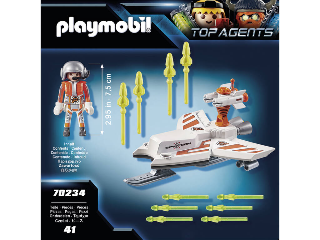 Playmobil TopAgents SpyTeam Flieger 70234