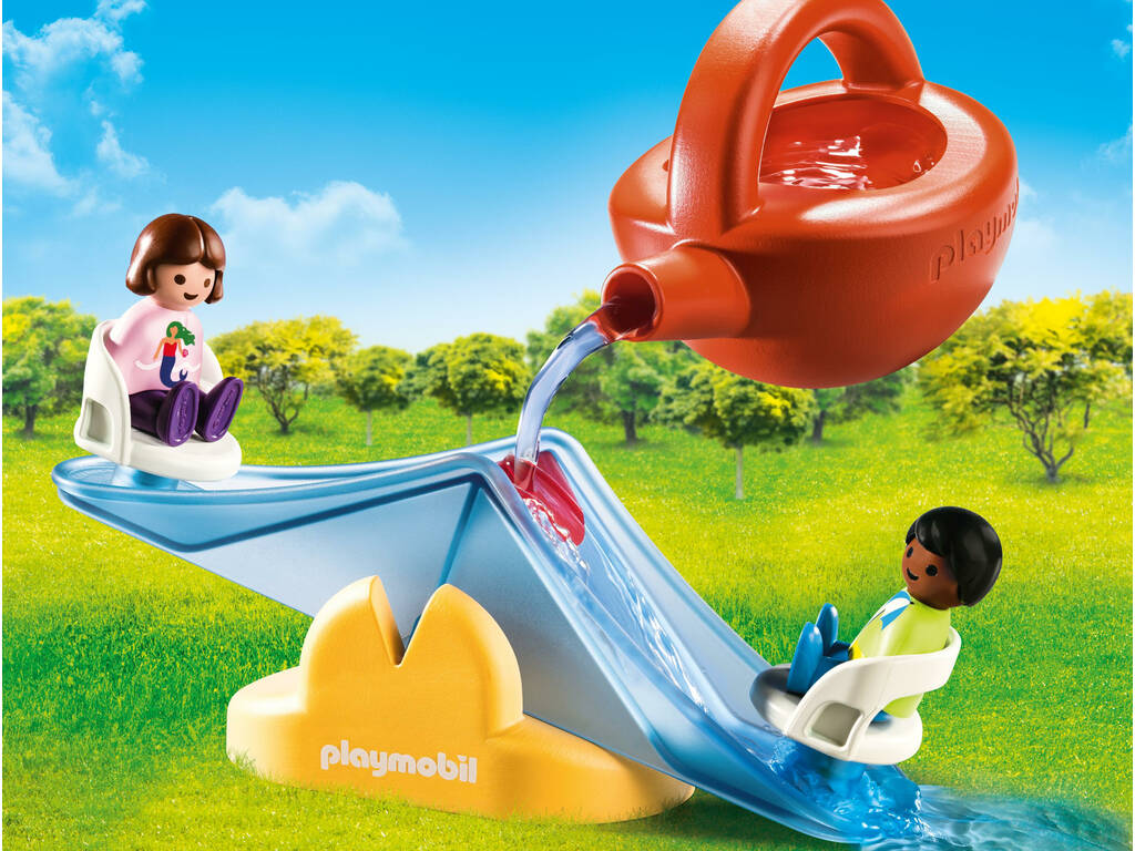 Playmobil 1,2,3 Balancin Acuático con Regadera 70269