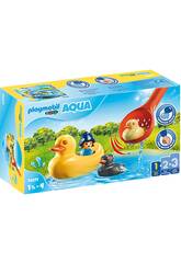 Playmobil 1,2,3 Aqua Familia de Patos 70271