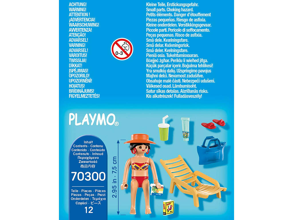 Playmobil Turista con Hamaca 70300