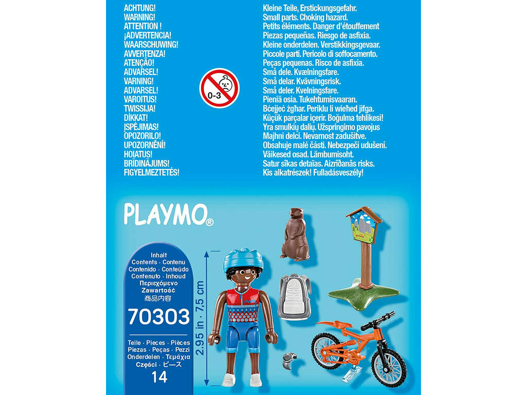 Playmobil Ciclista de montanha 70303