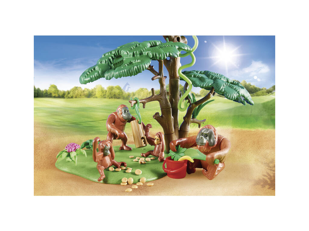 Playmobil Orangotangos com Árvore 70345
