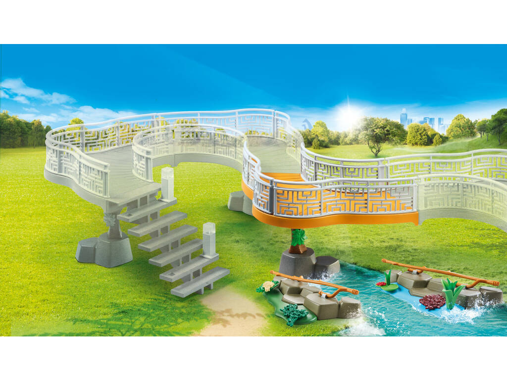 Playmobil Extension Plate-forme d'Observation Zoo 70348