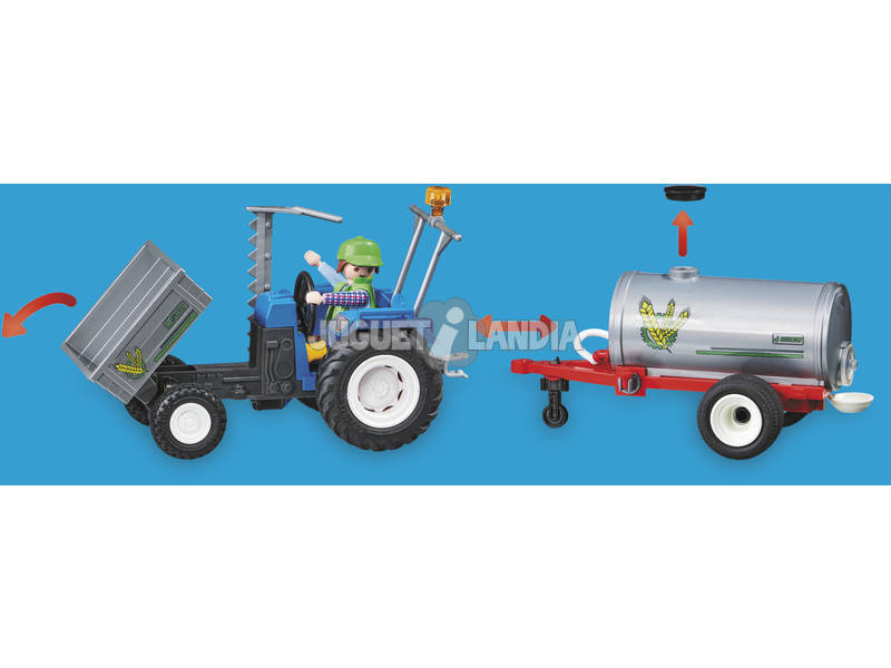 Playmobil Country Tractor de Carga con Tanque 70367