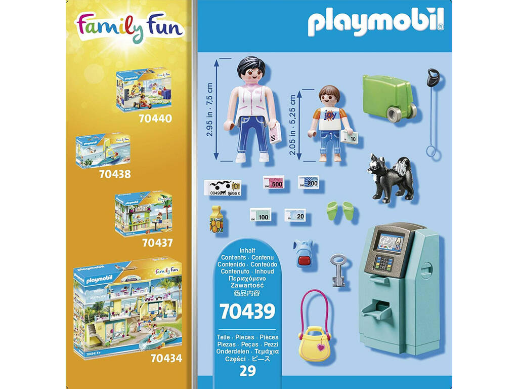 Playmobil Turistas com Caixa 70439