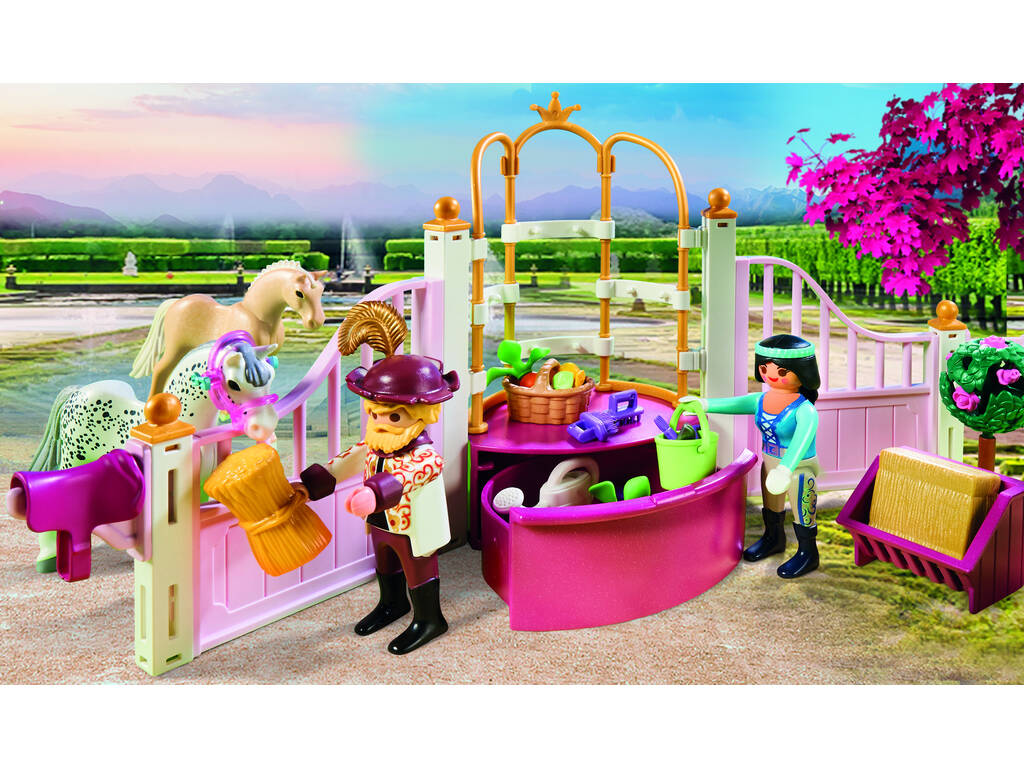 Playmobil Princess Reiten Klassen im Stall 70450
