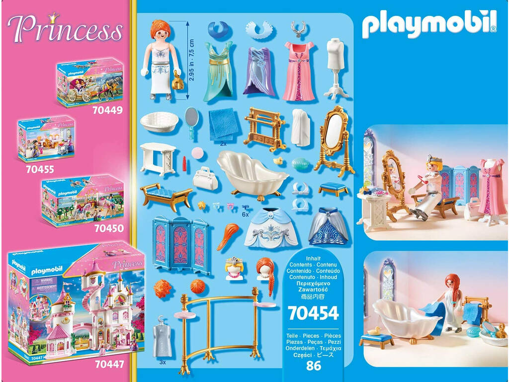 Playmobil - Dressing avec baignoire 70454