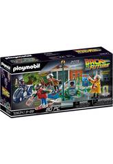 Playmobil Back to the future II Skateboard-Jagd 70634