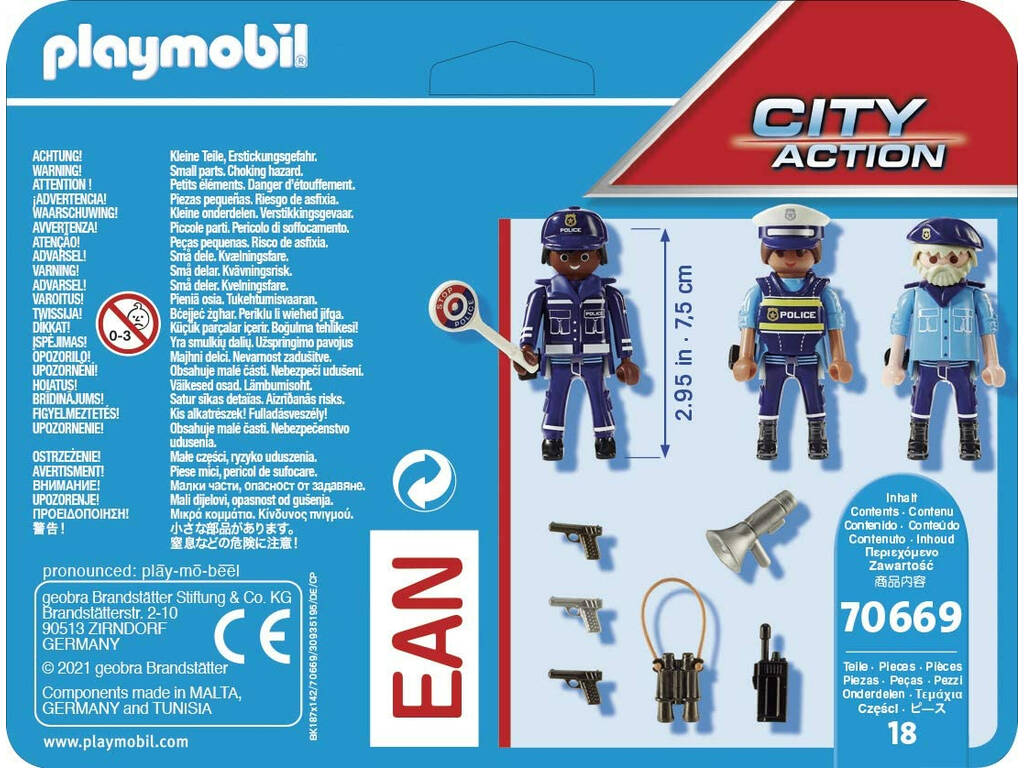 Playmobil Policía Set Figuras 70669