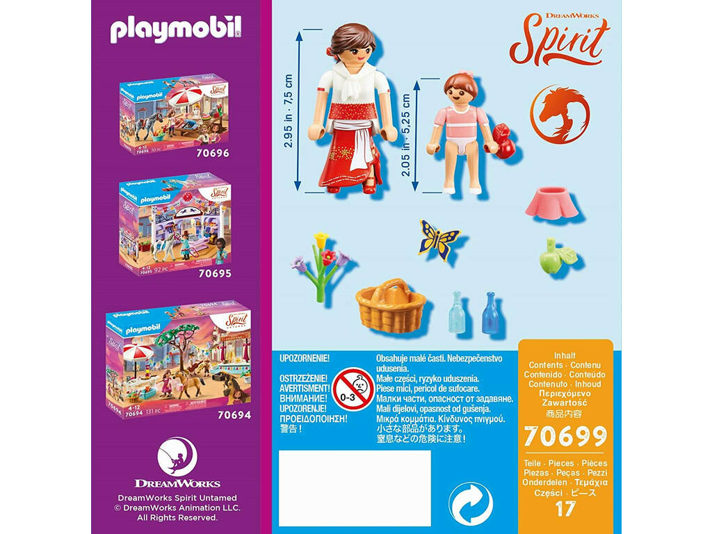 Playmobil Spirit Young Spirit Forty et Miracles 70699